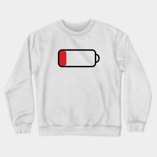 Low Battery Crewneck Sweatshirt